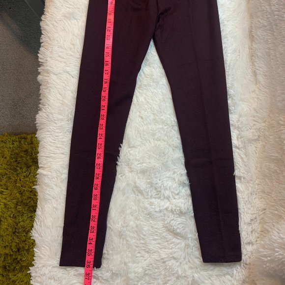 Calvin Klein Performance Stretch High Waist Leggings, Burgundy, Size S,L,XL - Picture 2 of 9